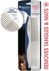 Four Paws Magic Coat Professional Series Non-Slip Grip Dog Comb, Blue