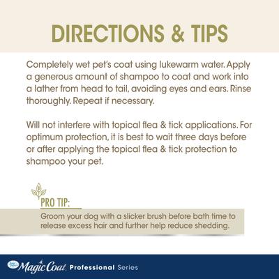 Show full view: Four Paws Magic Coat Professional Series Nourishing Oatmeal De-Shedding Dog Shampoo, 16-fl oz bag slide 8 of 11