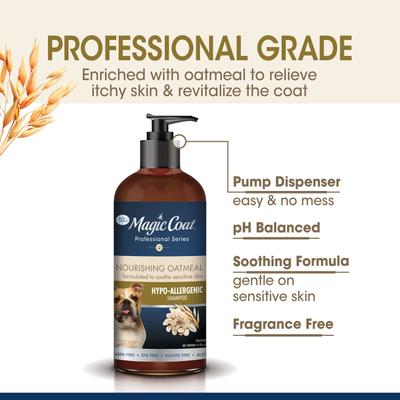Show full view: Four Paws Magic Coat Professional Series Nourishing Oatmeal Hypo-Allergenic Dog Shampoo, 16-fl oz bag slide 3 of 10