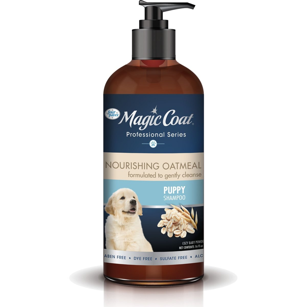 Four Paws Magic Coat Professional Series Nourishing Oatmeal Puppy Shampoo, 16-fl oz bag