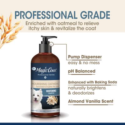 Show full view: Four Paws Magic Coat Professional Series Nourishing Oatmeal Whitening Dog Shampoo, 16-fl oz bag slide 3 of 10
