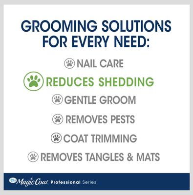 Show full view: Four Paws Magic Coat Professional Series Self-Cleaning Slicker Dog Brush, Blue, Large slide 7 of 12