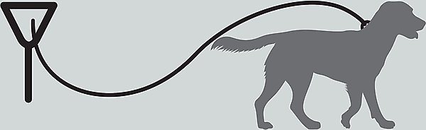 Show full view: Four Paws Medium Weight Tie Out Cable, 15-ft slide 6 of 9