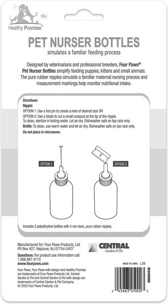 Four Paws Pet Nurser Bottles