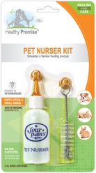 Four Paws Pet Nurser Bottles, 2-oz with brush
