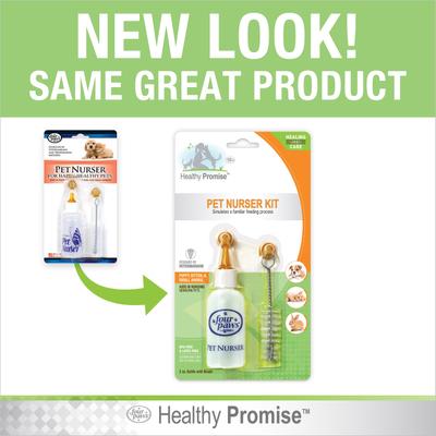 Show full view: Four Paws Pet Nurser Bottles, 2-oz with brush slide 2 of 10