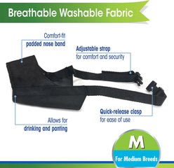Four Paws Quick-Fit Dog Muzzle, M slide 2 of 8