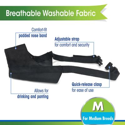 Show full view: Four Paws Quick-Fit Dog Muzzle, M slide 2 of 11