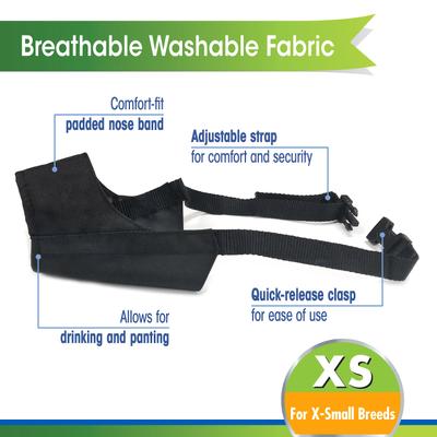 Show full view: Four Paws Quick-Fit Dog Muzzle, X-Small slide 2 of 11