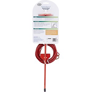 Four Paws Walk-About Tie Out Stake, 25-ft