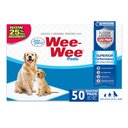 Four Paws Wee-Wee Superior Performance Dog Pee Pads, 22 x 23-in, 50 count, Unscented