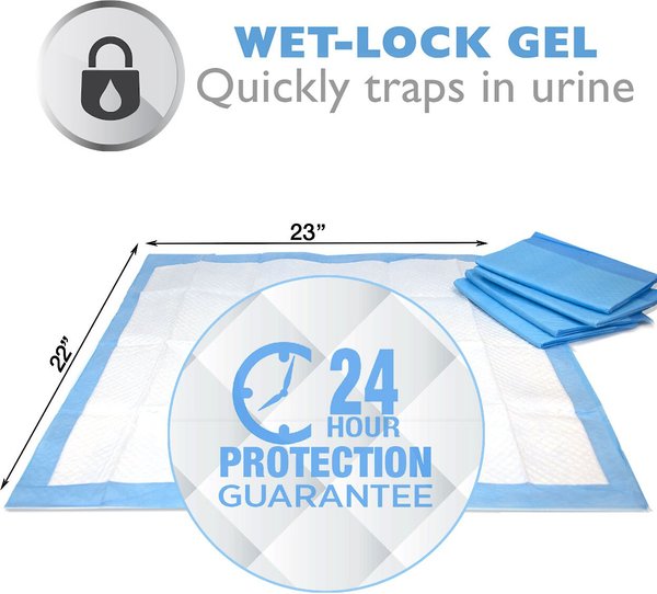 Show full view: Four Paws Wee-Wee Superior Performance Little Dog Pee Pads, 16.5 x 23.5-in, 28 count slide 6 of 12