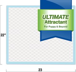 Four Paws Wee-Wee Ultimate Attractant Dog Pee Pads, 22 x 23-in, Grass Scent, 100 count slide 2 of 8