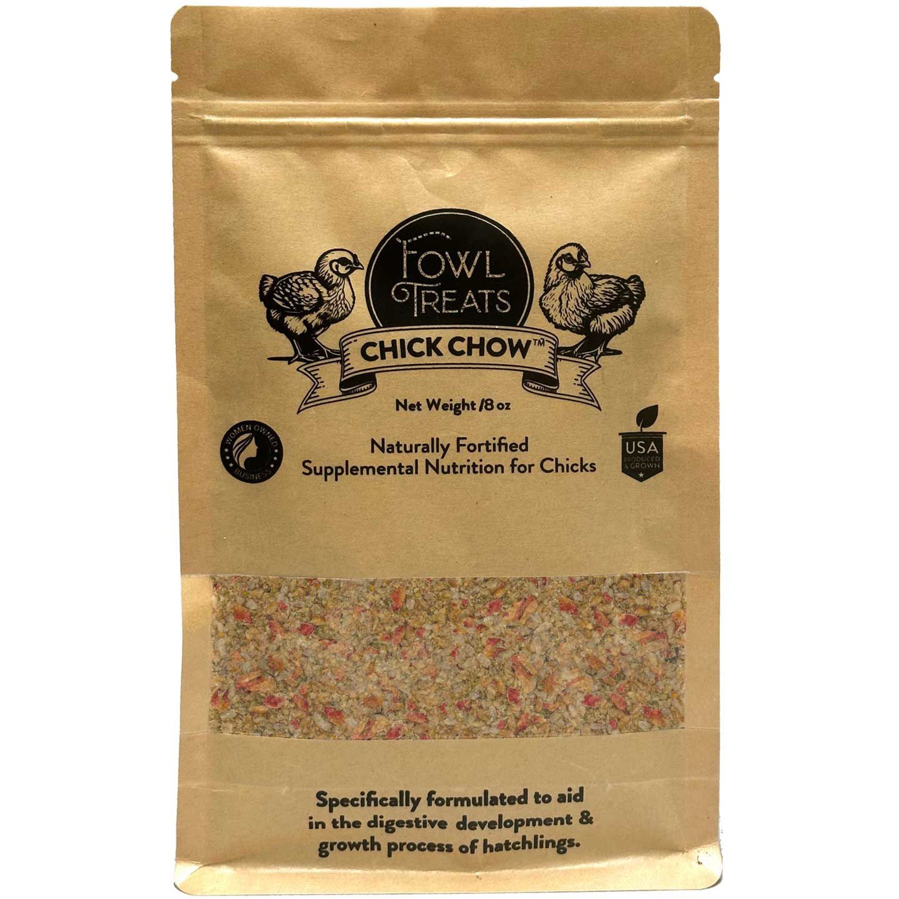 Fowl Treats Chick Chow Crumbles Chicken Treats, 1.125-lb bag