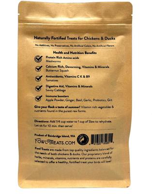 Show full view: Fowl Treats Fowl Slaw Farm Animal Treats, 8-oz bag slide 2 of 3