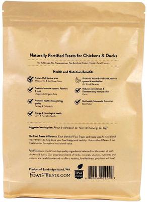 Show full view: Fowl Treats Mealworm Blend Equinox Blend Chicken & Duck Treats, 2-lb bag slide 2 of 8