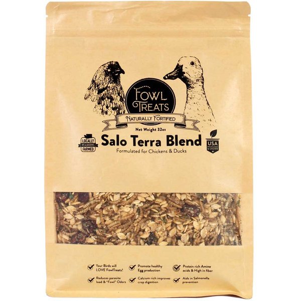 Fowl Treats Mealworm Blend Solstice Blend Chicken & Duck Treats, 2-lb bag