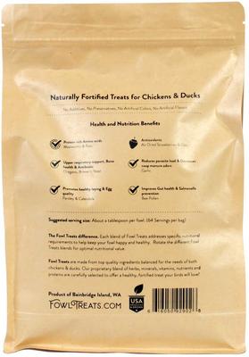 Show full view: Fowl Treats Mealworm Blend Solstice Blend Chicken & Duck Treats, 2-lb bag slide 2 of 8