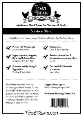 Show full view: Fowl Treats Mealworm Blend Solstice Blend Chicken & Duck Treats, 2-lb bag slide 4 of 8