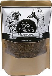 Fowl Treats Mealworms Chicken Treats, 8-oz bag