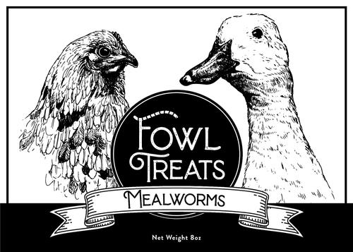 Show full view: Fowl Treats Mealworms Chicken Treats, 8-oz bag slide 5 of 8