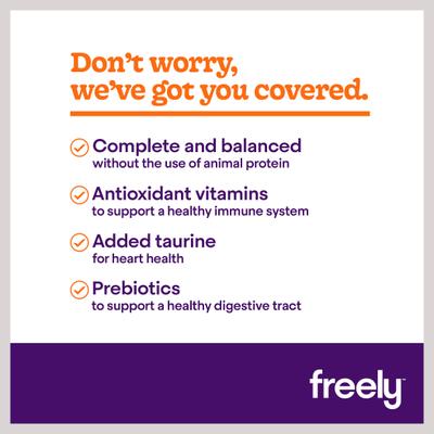 Show full view: Freely Vegetarian Recipe Limited Ingredient Grain-Free Wet Dog Food, 12.5-oz can, 6 count slide 4 of 10