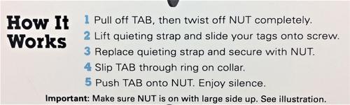 Show full view: FreezeTag Pet Tag Holder, Graphite slide 6 of 10