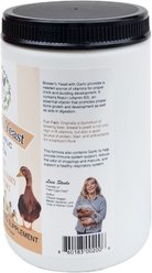Fresh Eggs Daily Brewers Yeast with Garlic Chicken & Duck Feeding Supplement, 16-oz jar slide 2 of 6