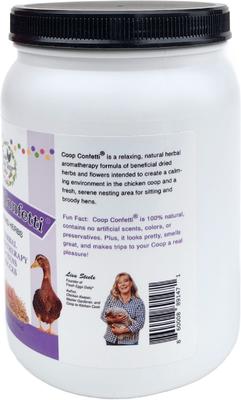 Show full view: Fresh Eggs Daily Coop Confetti Nesting Herbs, 6-oz jar slide 2 of 5