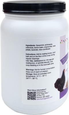 Show full view: Fresh Eggs Daily Coop Confetti Nesting Herbs, 6-oz jar slide 3 of 5