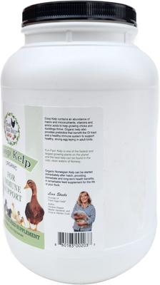 Show full view: Fresh Eggs Daily Coop Kelp Organic Chicken & Duck Supplement, 7-lb jar slide 2 of 3