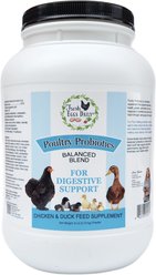 Fresh Eggs Daily Poultry Probiotics Balanced Mix Chicken & Duck Supplement, 6-lb jar