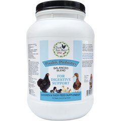 Fresh Eggs Daily Poultry Probiotics Balanced Mix Chicken & Duck Supplement, 6-lb jar