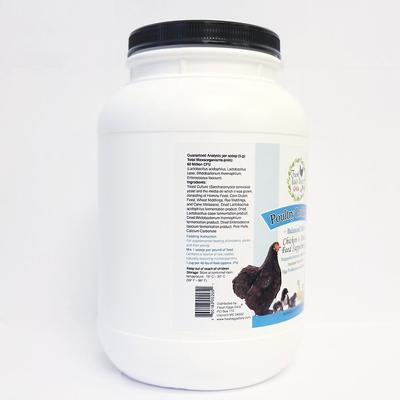 Show full view: Fresh Eggs Daily Poultry Probiotics Balanced Mix Chicken & Duck Supplement, 6-lb jar slide 4 of 5