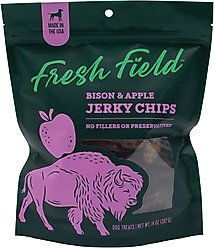 Fresh Field Bison & Apple Non-GMO Jerky Dog Treats, 14-oz bag