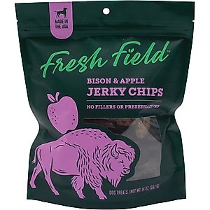 Fresh Field Bison & Apple Non-GMO Jerky Dog Treats, 14-oz bag