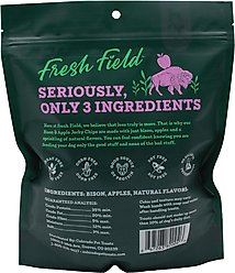 Fresh Field Bison & Apple Non-GMO Jerky Dog Treats, 5-oz bag slide 2 of 4