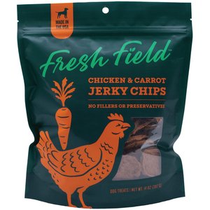 Fresh Field Chicken & Carrot Non-GMO Jerky Dog Treats, 14-oz bag