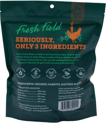 Show full view: Fresh Field Chicken & Carrot Non-GMO Jerky Dog Treats, 14-oz bag slide 3 of 6