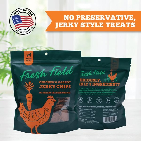 Fresh Field Chicken & Carrot Non-GMO Jerky Dog Treats