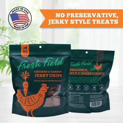 Show full view: Fresh Field Chicken & Carrot Non-GMO Jerky Dog Treats, 5-oz bag slide 4 of 6