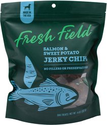 Fresh Field Salmon & Sweet Potato Non-GMO Jerky Dog Treats, 14-oz bag