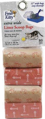 Show full view: Fresh Kitty Deluxe Cat Litter Scoop Waste Bag Refills, Color Varies, 80 count slide 4 of 7
