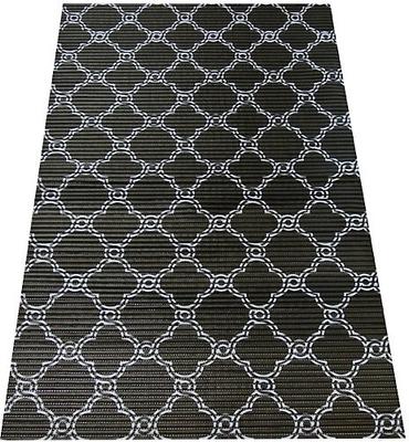Show full view: Fresh Kitty Jumbo Foam Quatrefoil Cat Litter Mat, Black & White slide 2 of 5