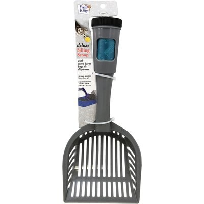 Fresh Kitty Fresh Kitty Large Deluxe Cat Litter Scoop with Waste Bag Handle