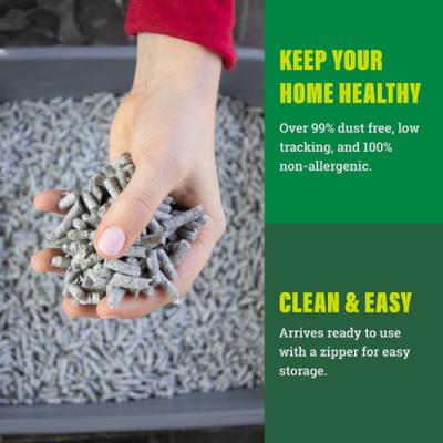 Show full view: Fresh News Unscented Non-Clumping Paper Cat Litter, 25-lb bag, bundle of 2 slide 6 of 10