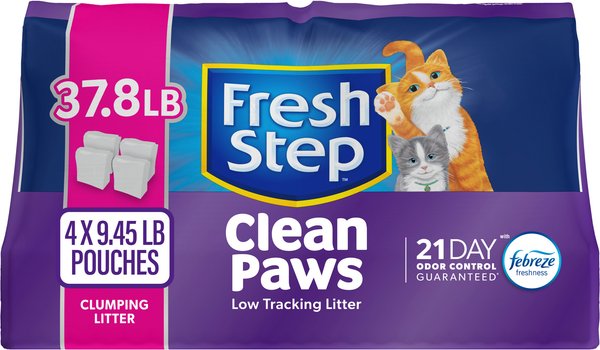 Clean paws cat litter unscented (Fresh Step anout Clean)