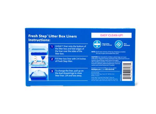 Show full view: Fresh Step Products Drawstring Cat Litter Box Liners, Scented, 15 count, Jumbo: 36 x 19-in slide 5 of 7