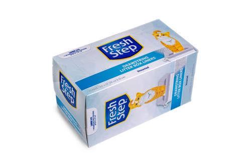 Show full view: Fresh Step Products Drawstring Cat Litter Box Liners, Unscented, 15 count, Large: 30 x 17-in slide 3 of 6