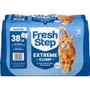 Fresh Step Extreme Febreze Freshness Scented Multi-Cat Clumping Clay Cat Litter, 9.5-lb bag, 4 count